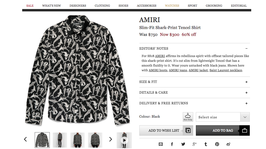 You can buy Deandre Ayton's shark shirt online — and it's on sale
